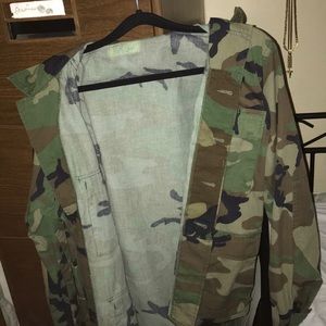 Vintage Camo Military Long sleeve